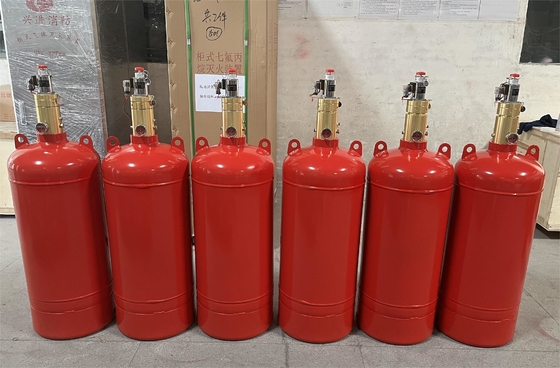 Environmentally Friendly HFC227ea Fire Suppression System High Durability Pressure 7 Bar
