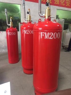 Piping Hfc-227ea Fm200 Fire Extinguishing System For One Zone