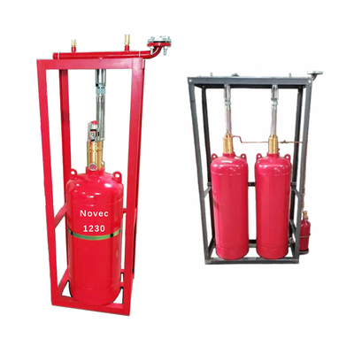 NOVEC 1230 Fire Suppression System Red Steel Cylinder Indoor Fire Extinguisher