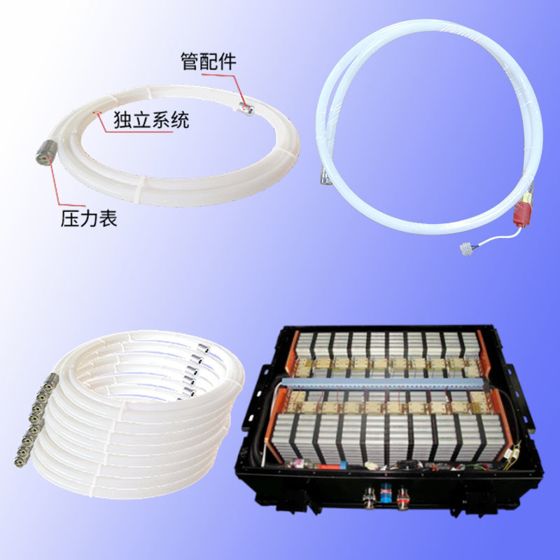 Silver Automatic Fire Suppression Tube With Round And High Pressure Resistance